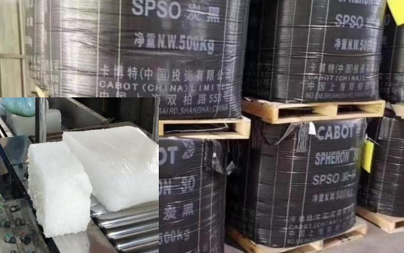Materiál EPDM dovezený z USA pro výrobu membrány trubkového difuzéru