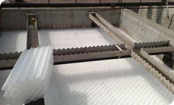 Bílé médium TUBE SETTLER