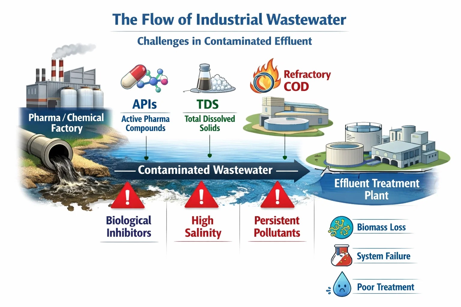 Farmaceutické čištění odpadních vod pomocí membránové technologie MBR